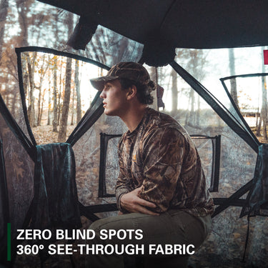 Hunting Blind 360° View Pop-Up Hub Style